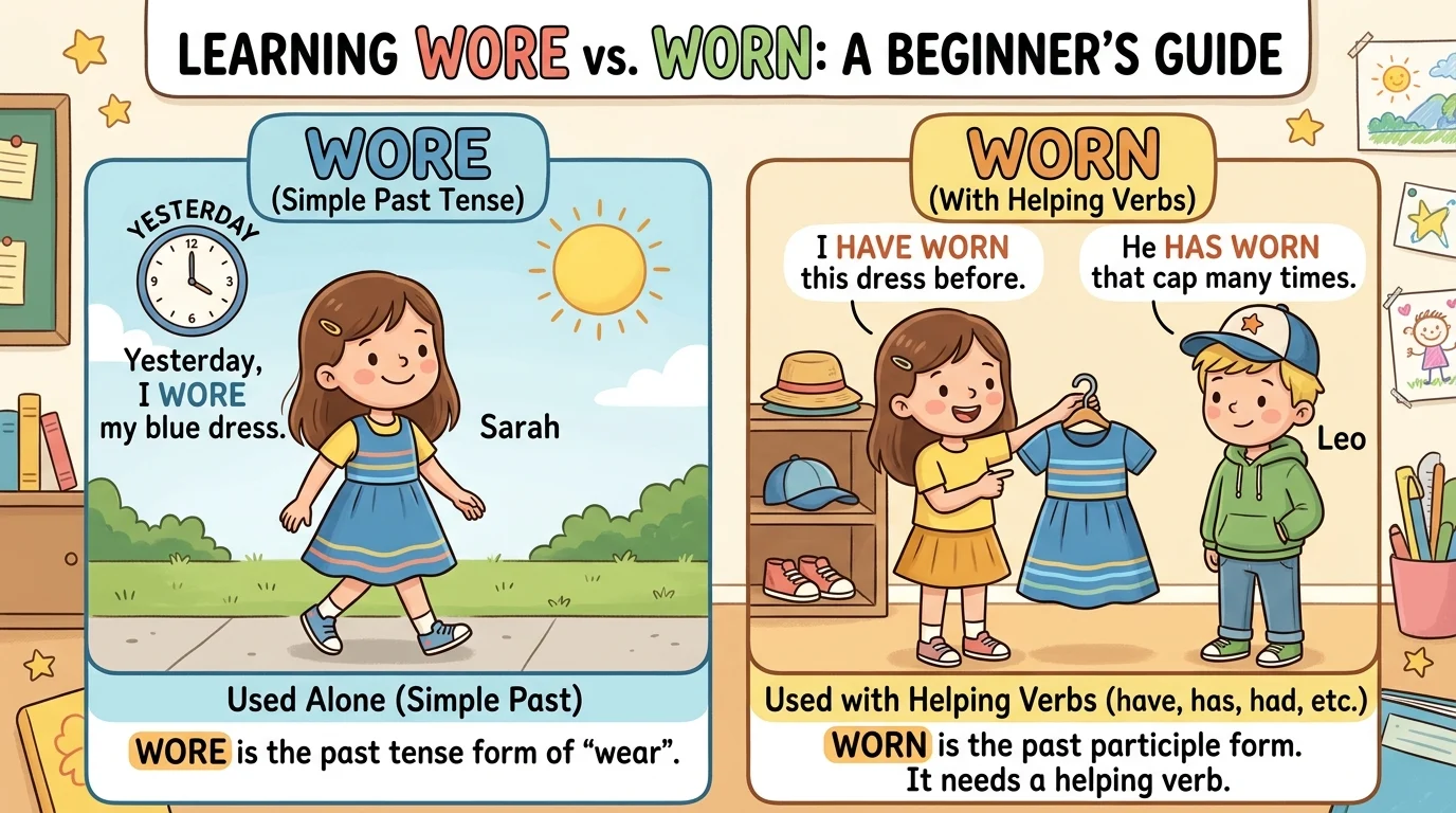 wore or worn