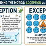 acception or exception