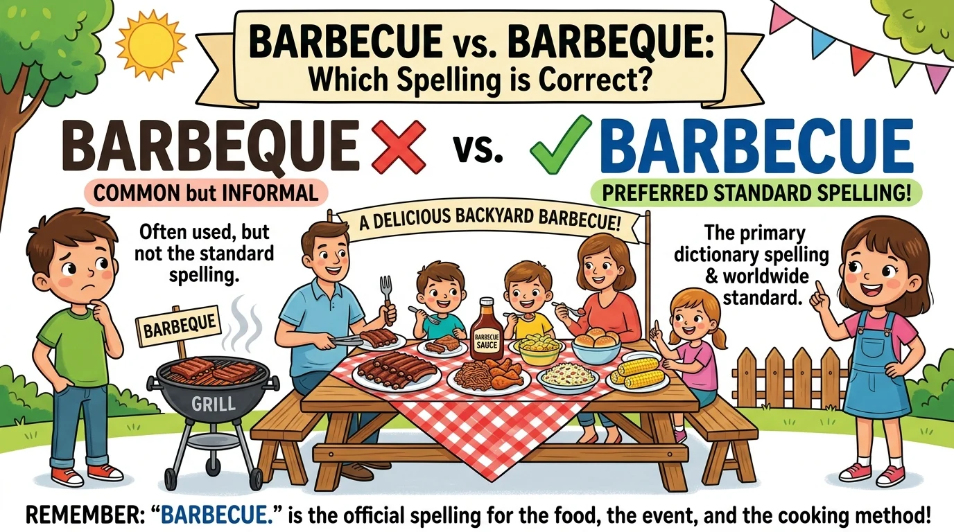 barbeque or barbecue