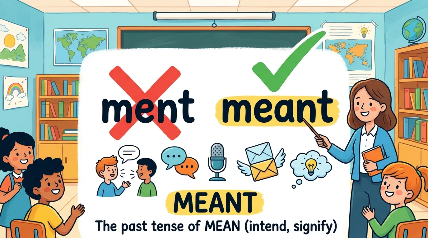 meant or ment