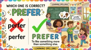 perfer or prefer