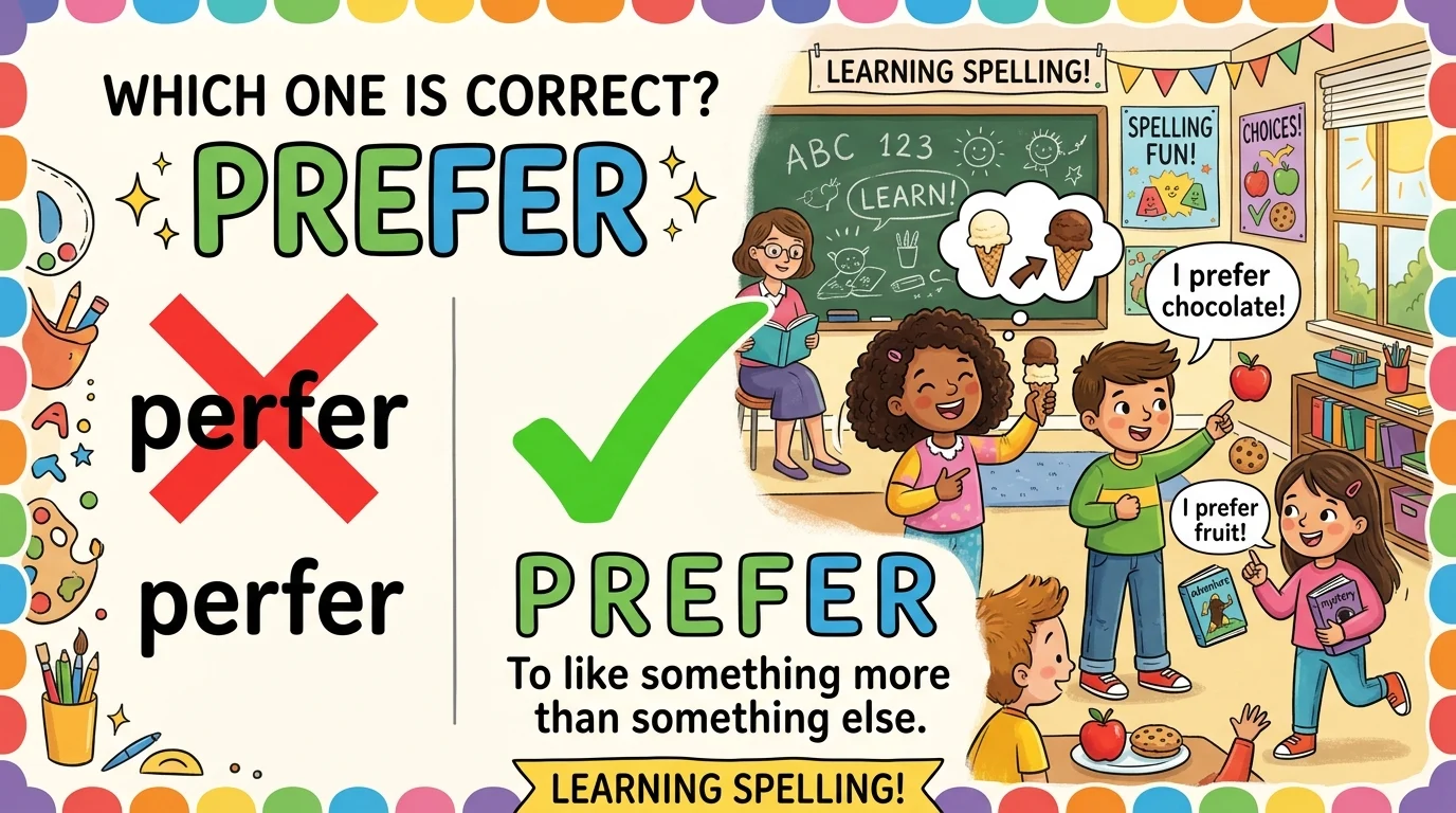 perfer or prefer