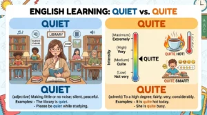 quiet or quite