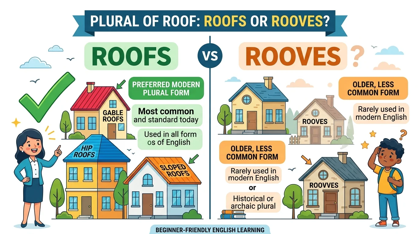 rooves or roofs