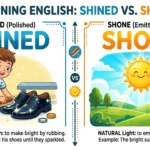 shined or shone